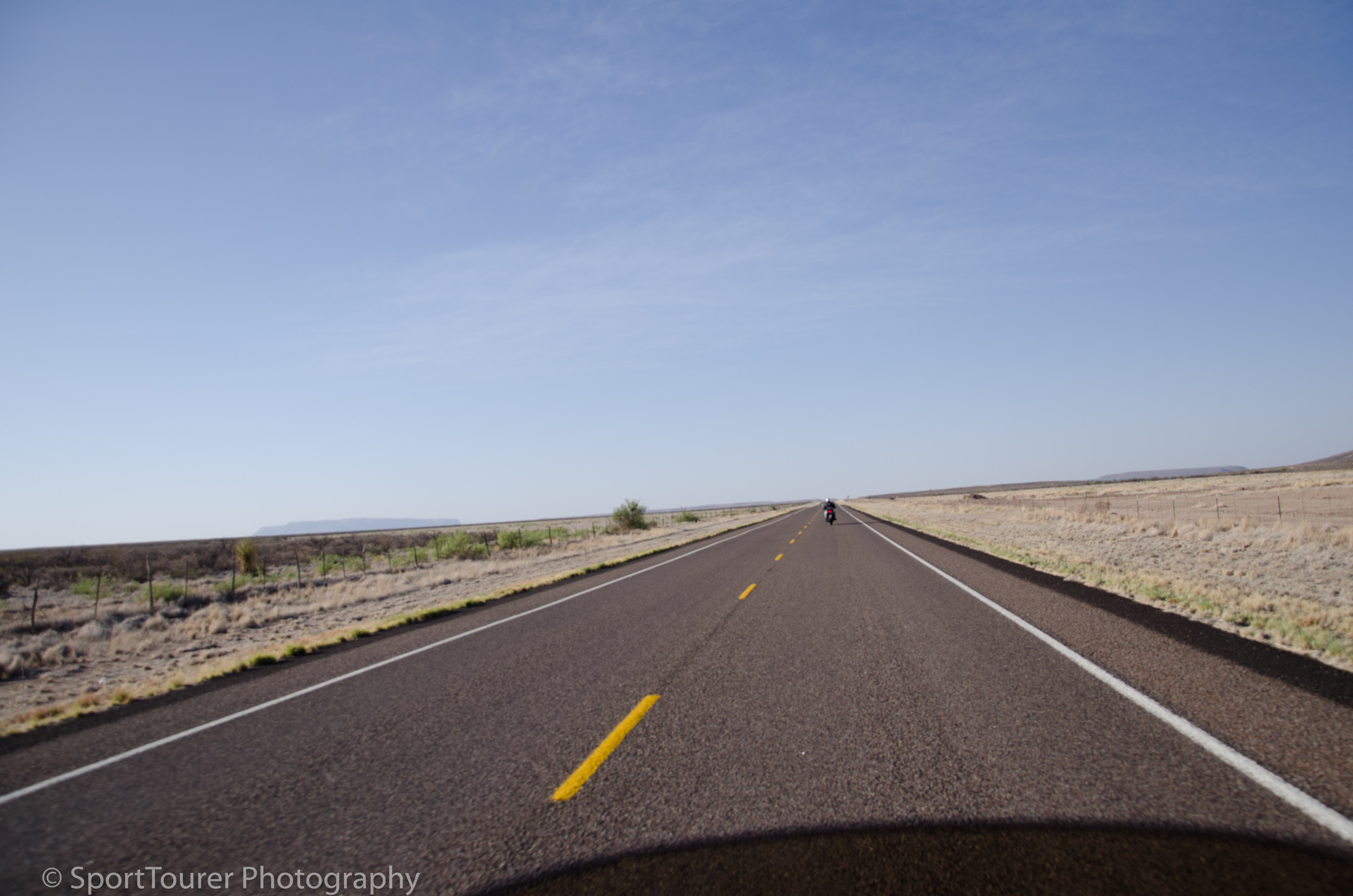  Texas! - Big Blue Skies, wide open spaces and long straight roads. 