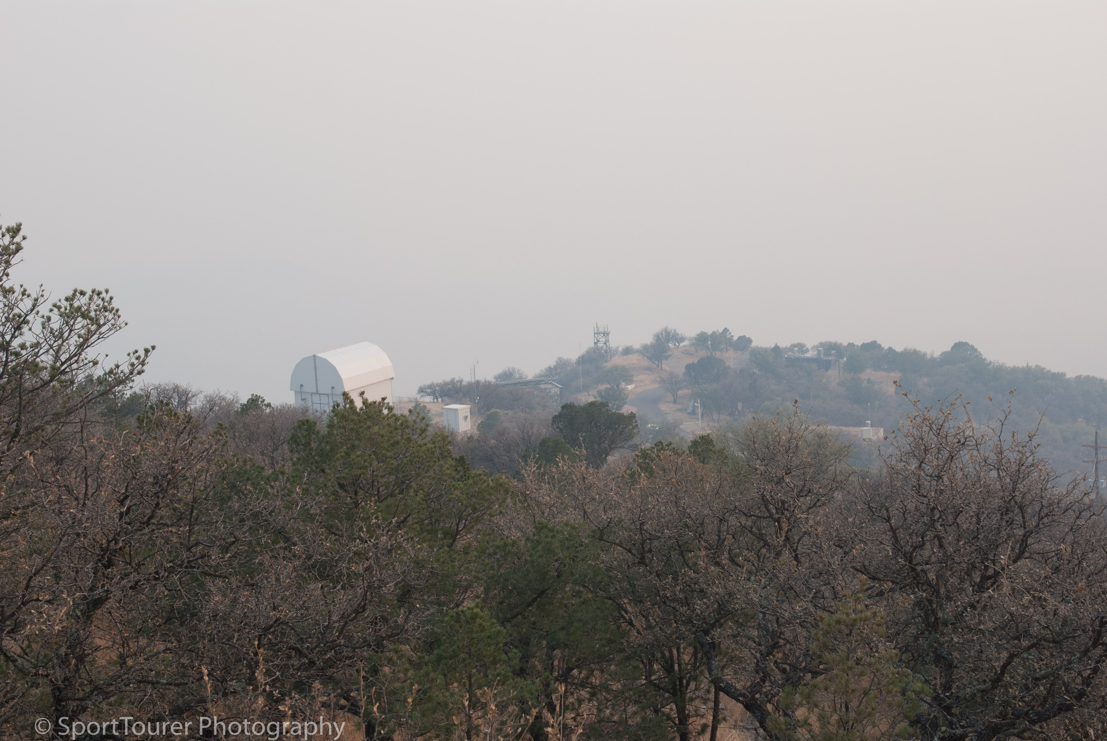  Part of the Observatory Complex atop Mt. Locke in Texas. 