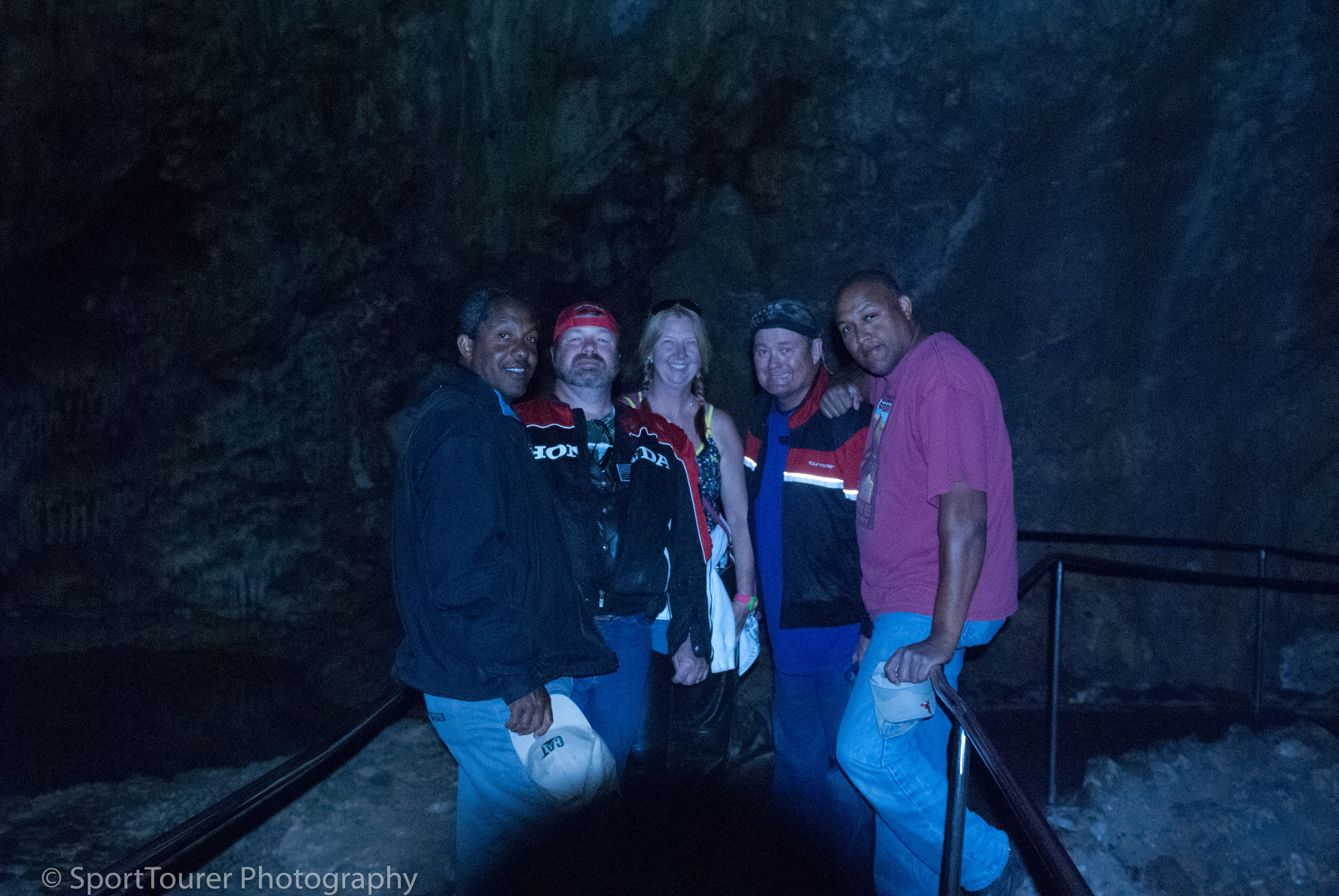  In the bowels of the Carlsbad Caverns - the largest natural limestone caverns in the western hemisphere 
