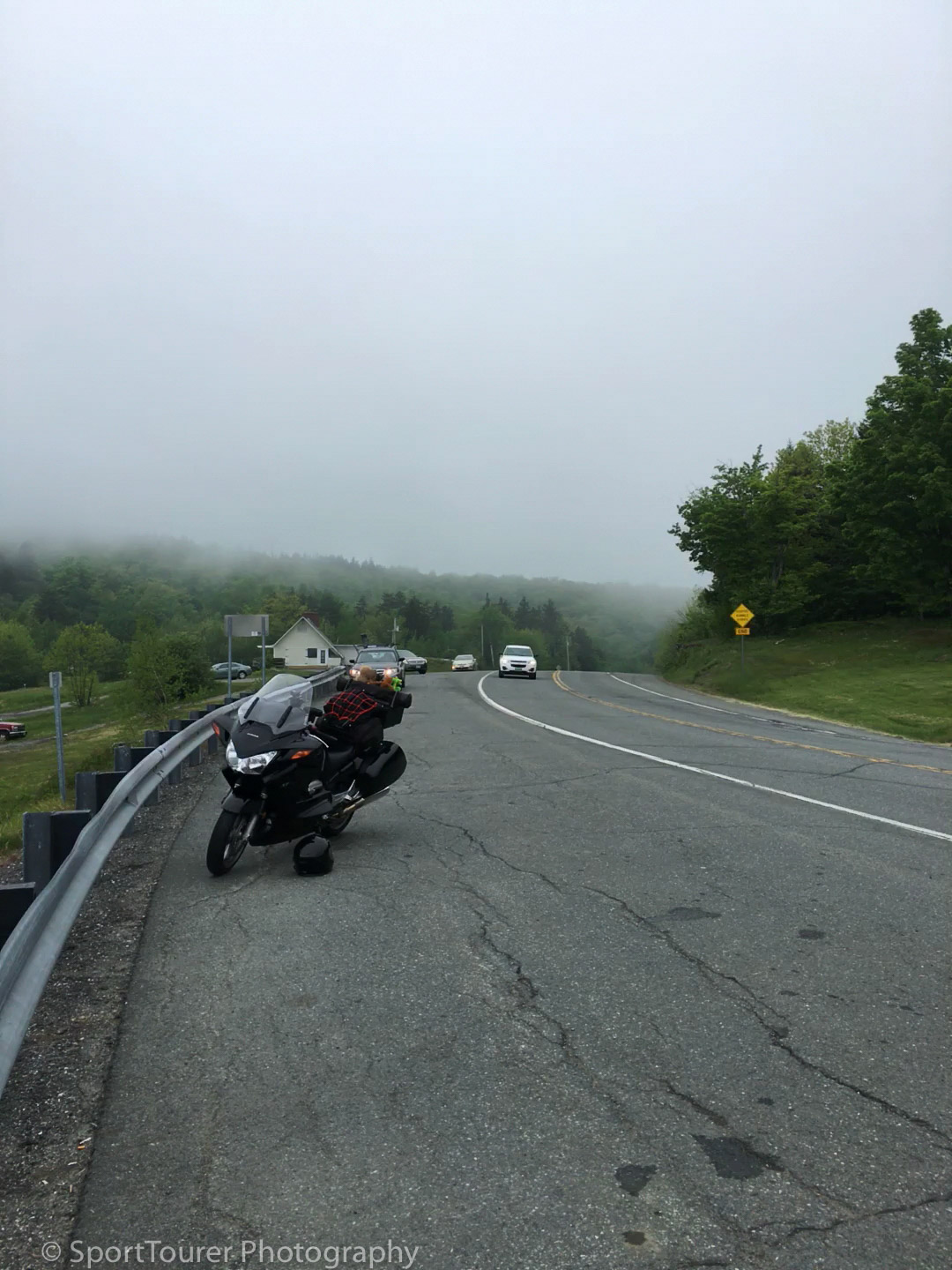  At the summit of Mt. Olga, along the Molly Startk Trail, Highway 9, passing through the Hogback Mountain conservation area in Vermont. 