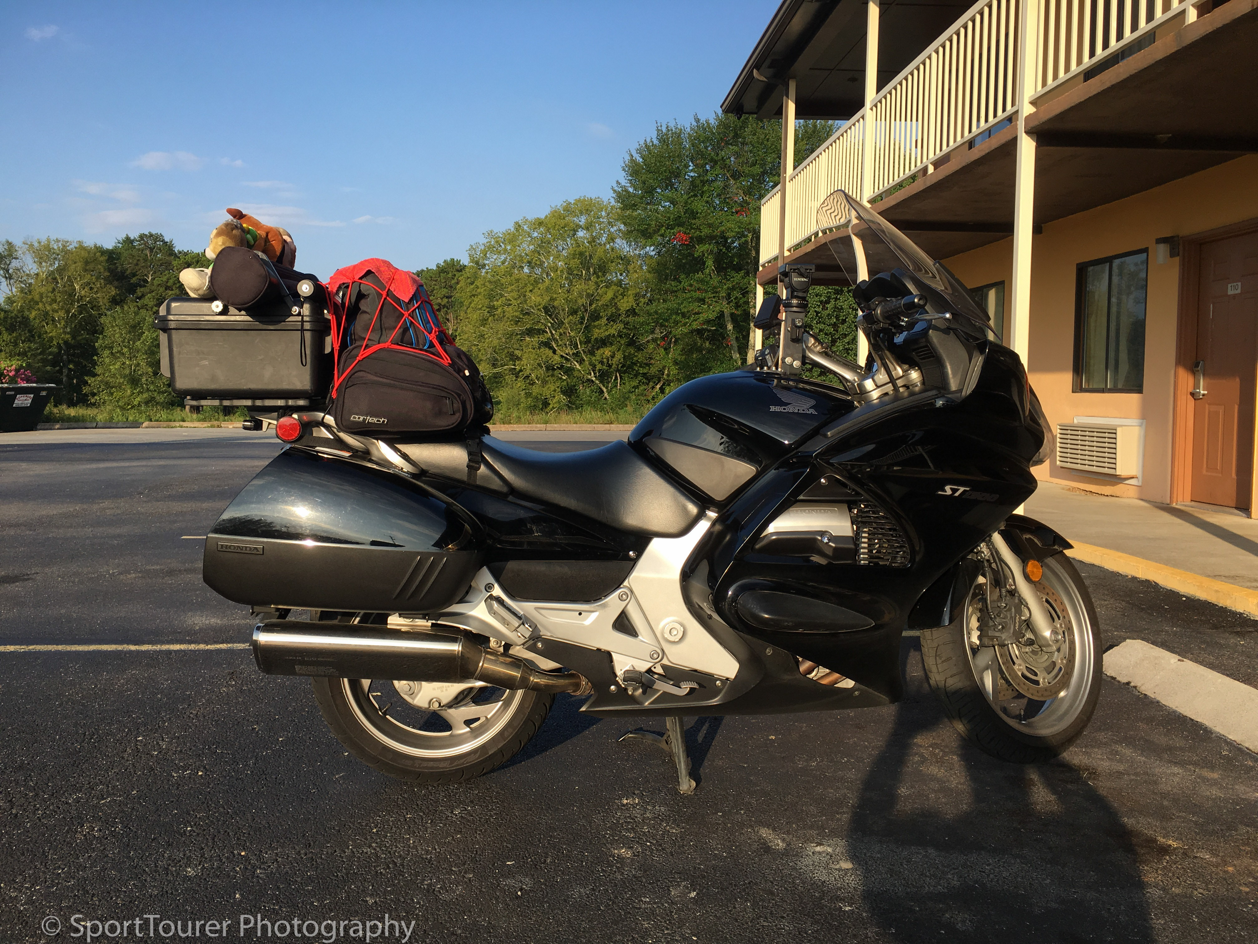  Loaded up and ready to roll. Heading for the Cherohala Skyway on this lovely morning. 