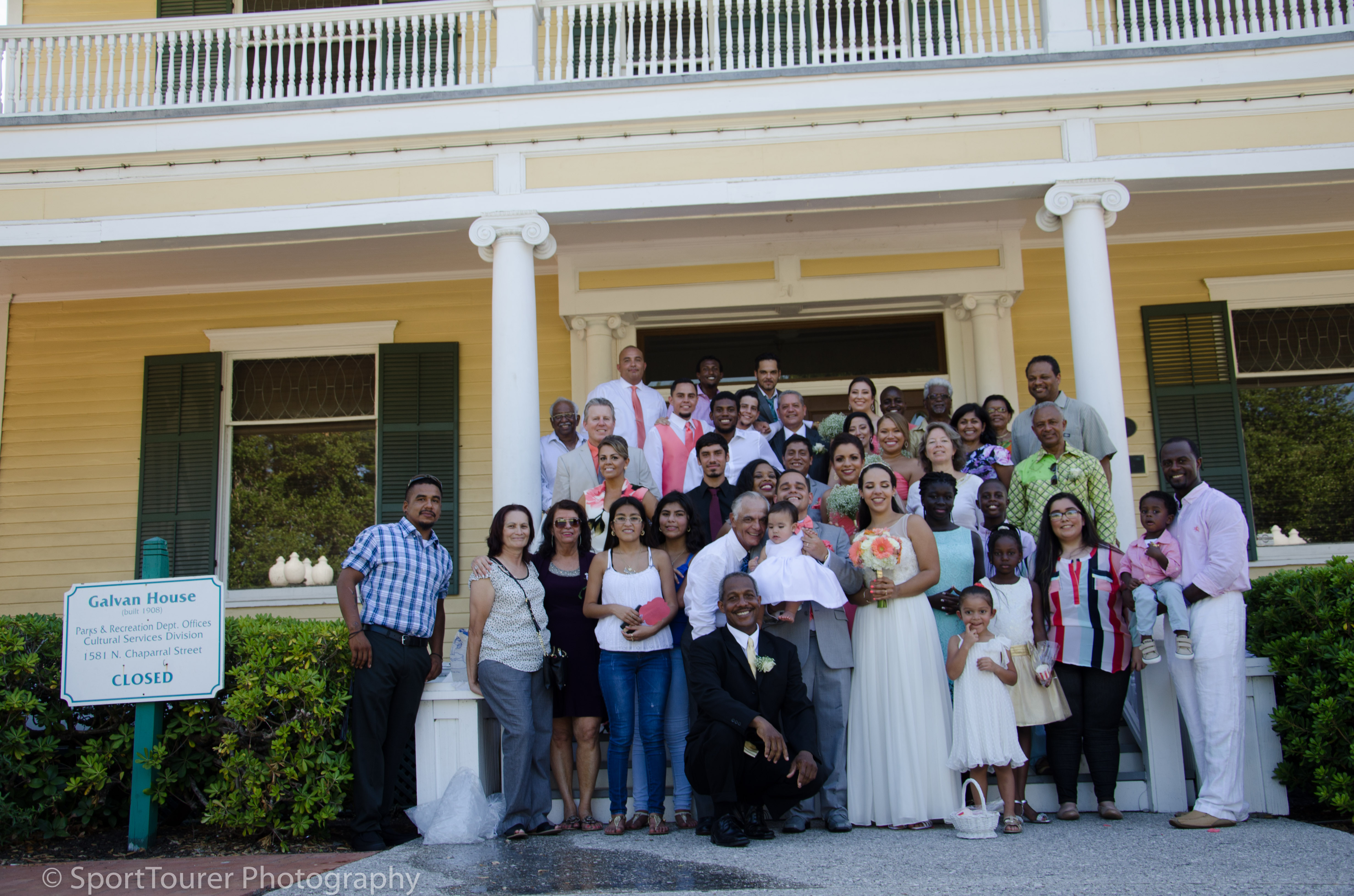  ...... and they got married, with friends and family from across 3 continents. 