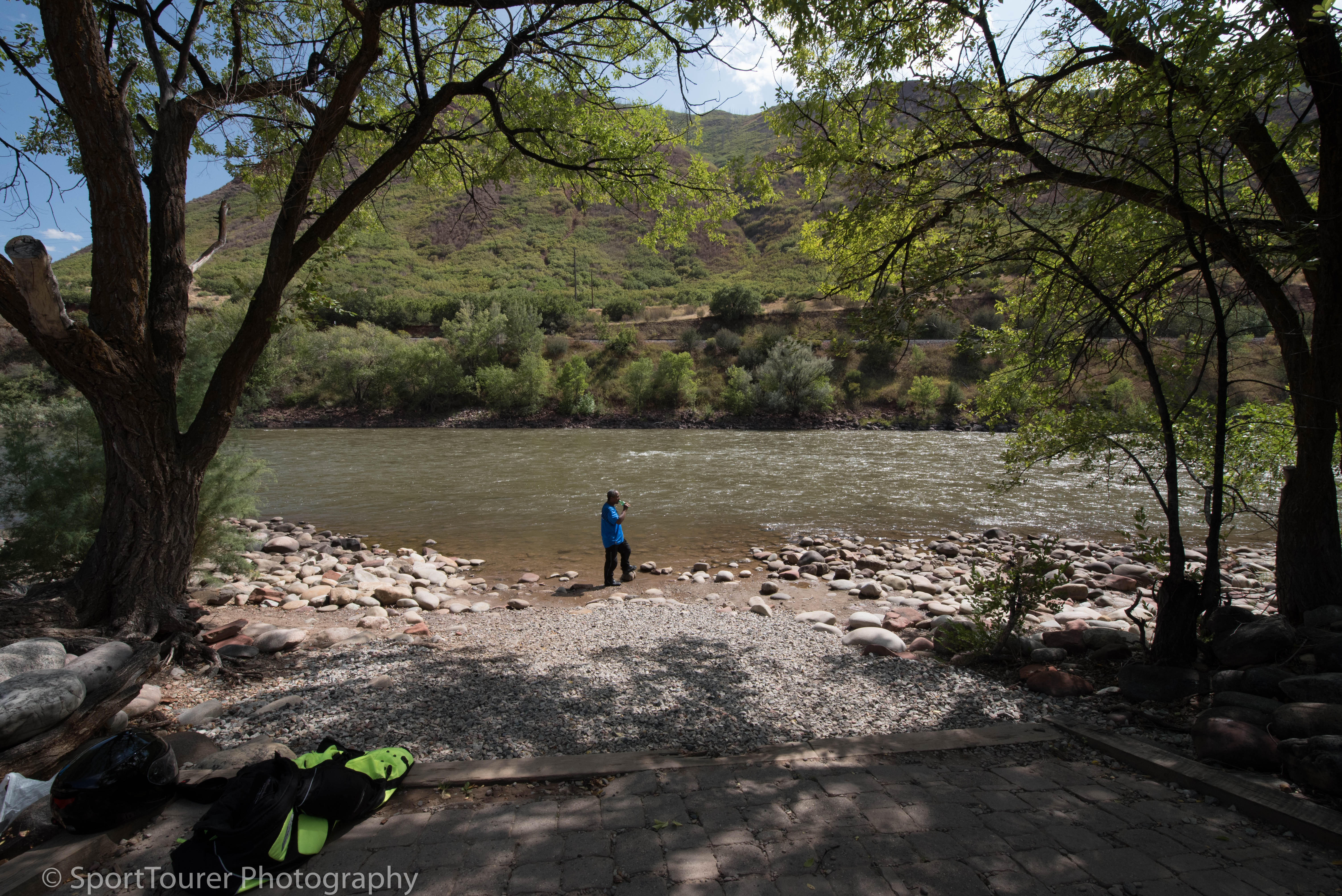  I chose this spot for a lunch break as I passed through Glenwood Springs, Colorado 