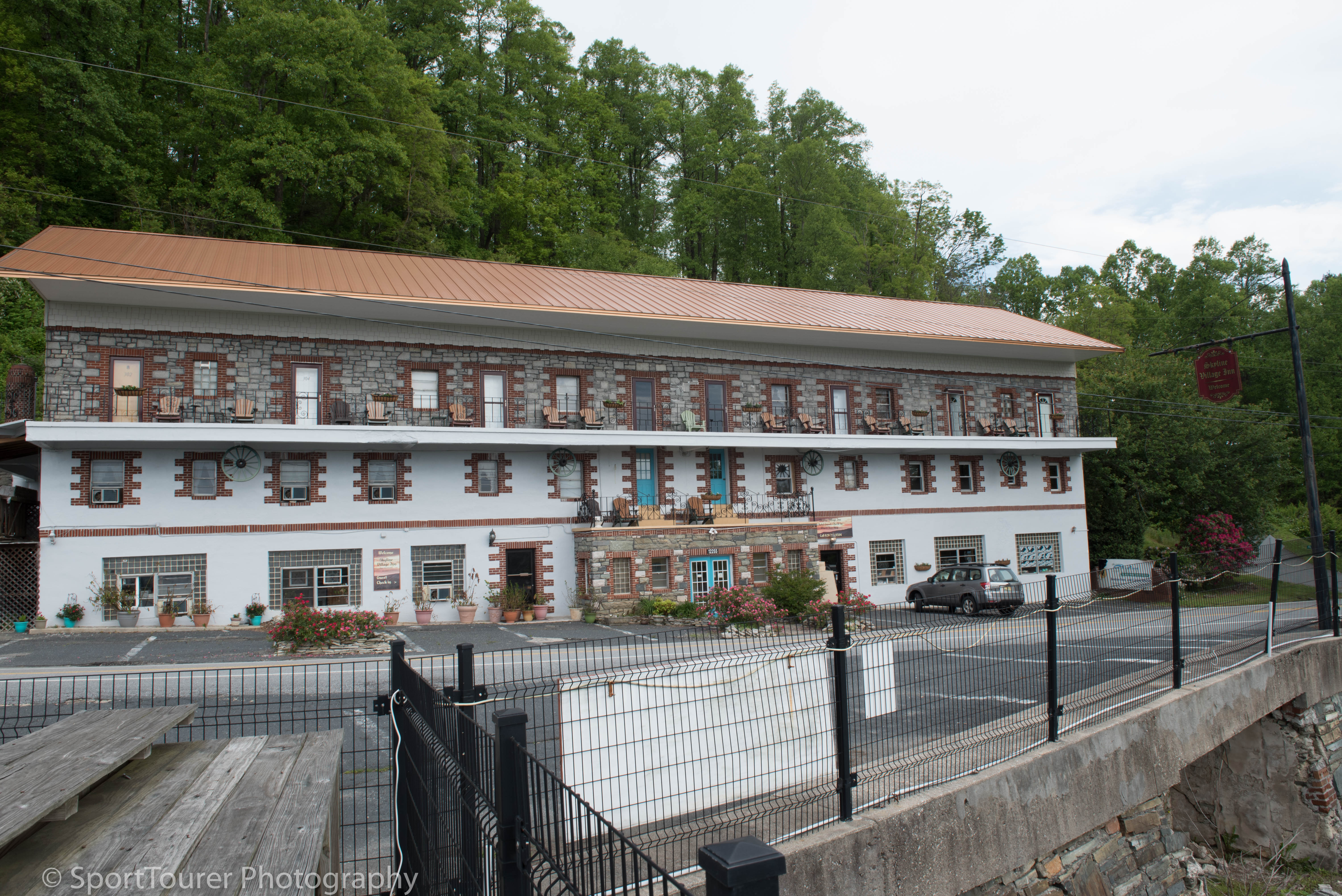  Skyline Village Inn, situated at the junction of Route 26 the Blue Ridge Parkway, between Spruce Pine and Marion, NC. A great place to stay. I stayed for a night. A lot of history to this place. 