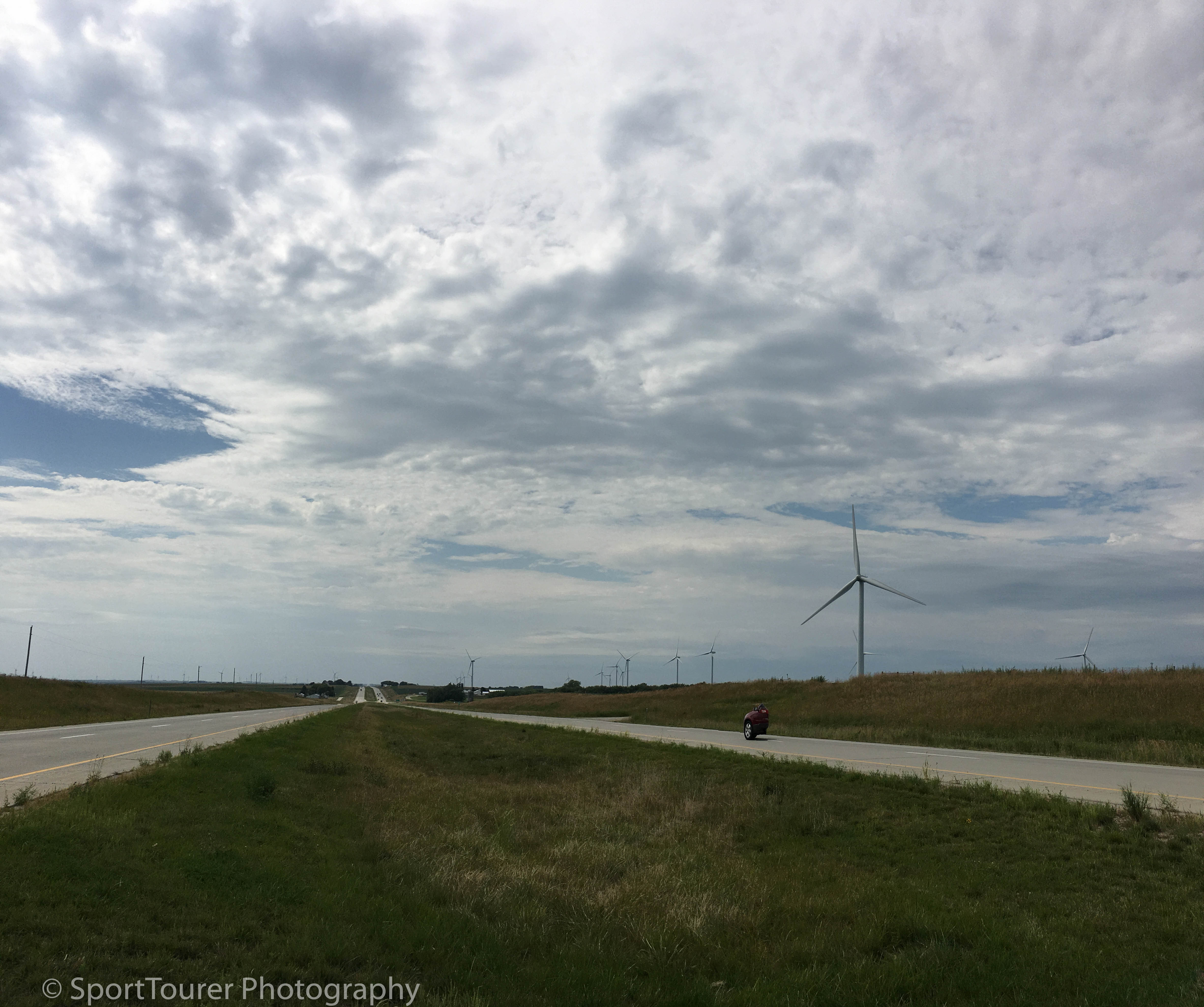  The beginning of strong headwinds that would last for several days as I headed across the Great Plains 