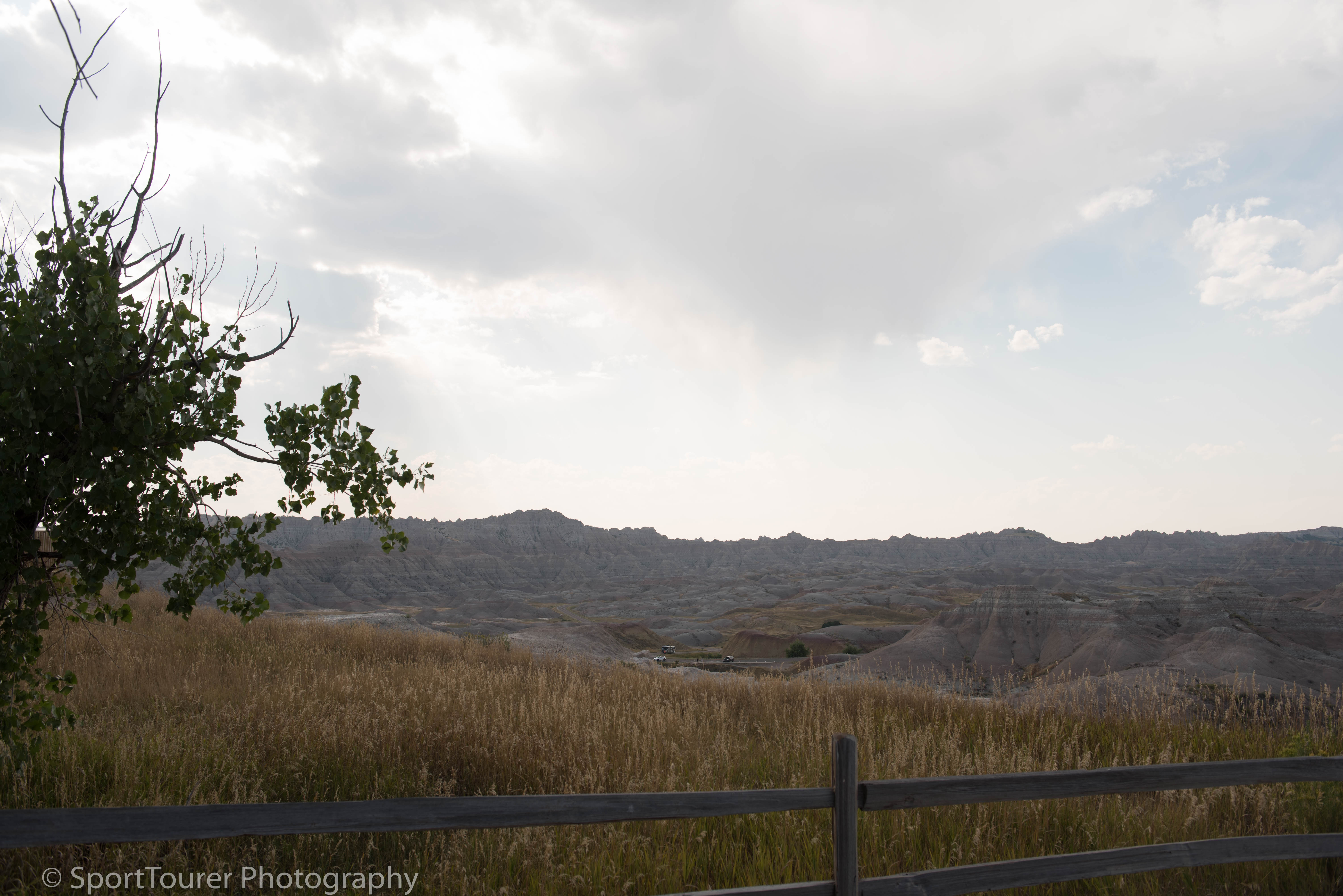  Part of the Badlands Wall, followed by the Loop Road along which I was travelling. The boundaries of the Park are drawn around the 60-mile Wall of the Park 