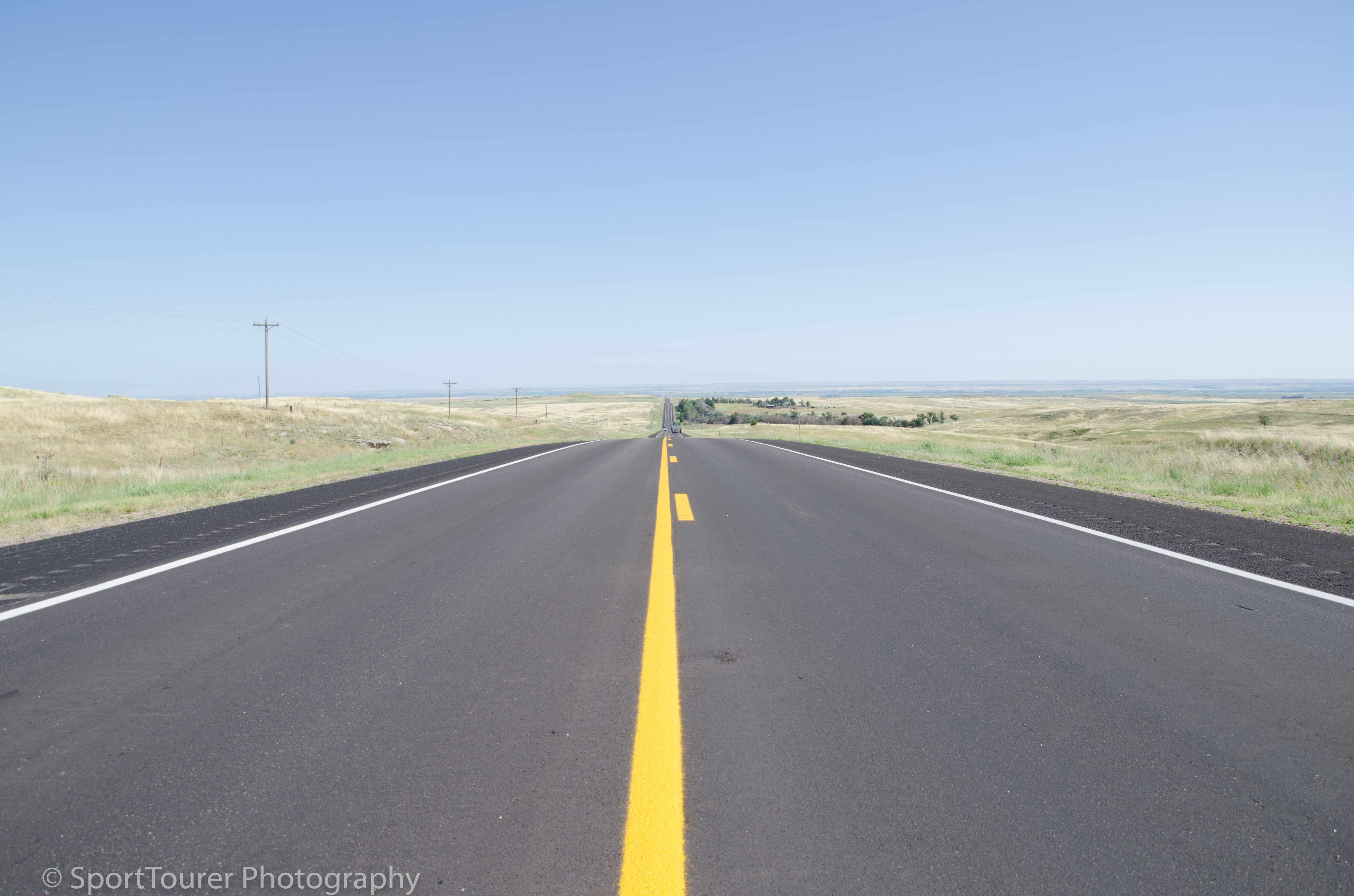 Crossing into South Dakota from Nebraska along highway 385 towards the Pine Ridge area. 