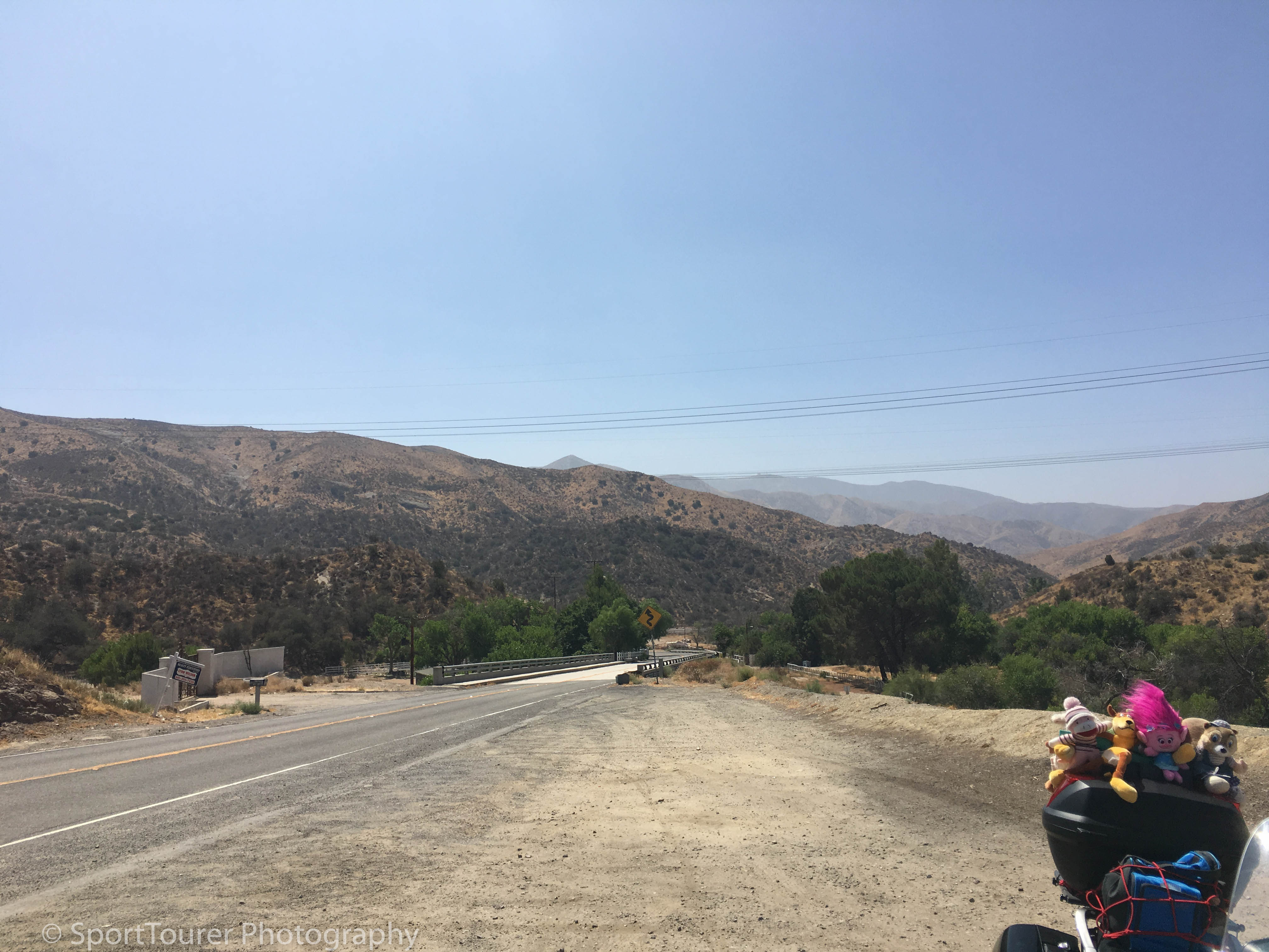  Stopped for a re-hydration break here along the Agua Dulce canyon road just outside of Santa Clarita. It was shaping up to be a blistering hot afternoon 