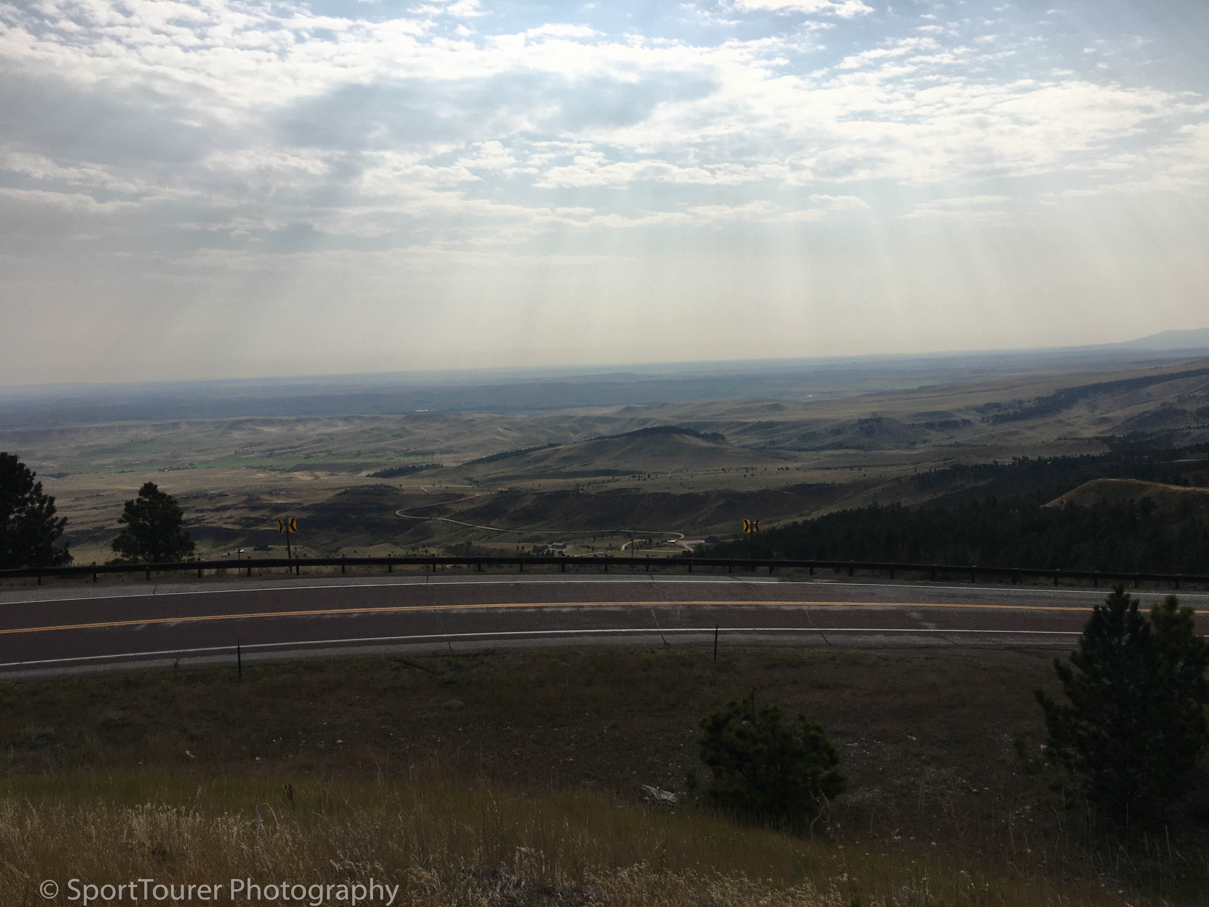  Overlook along Highway 14 in Wyoming 
