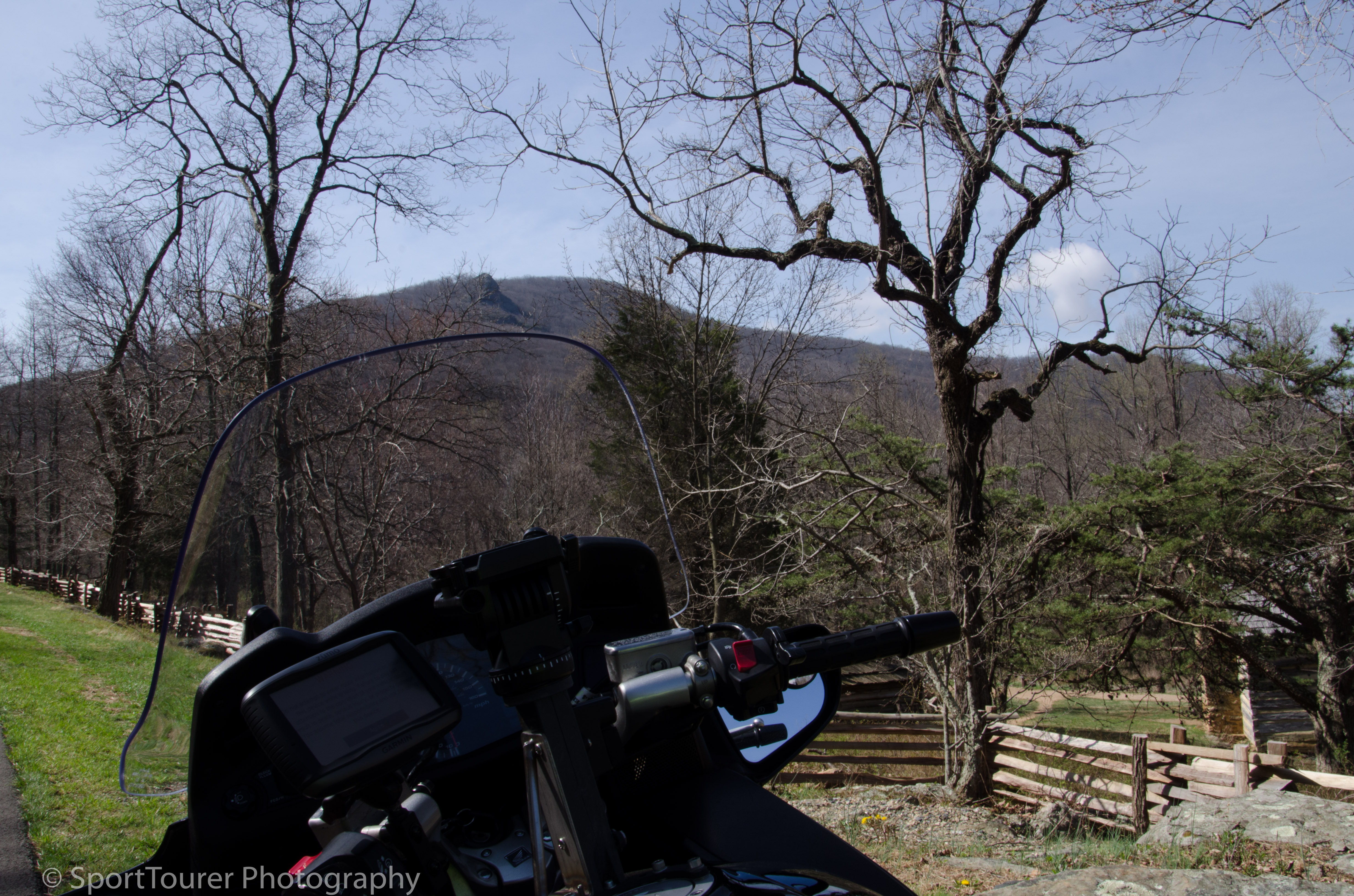  Navigational aids past and present - rock formation of old and GPS of new. 