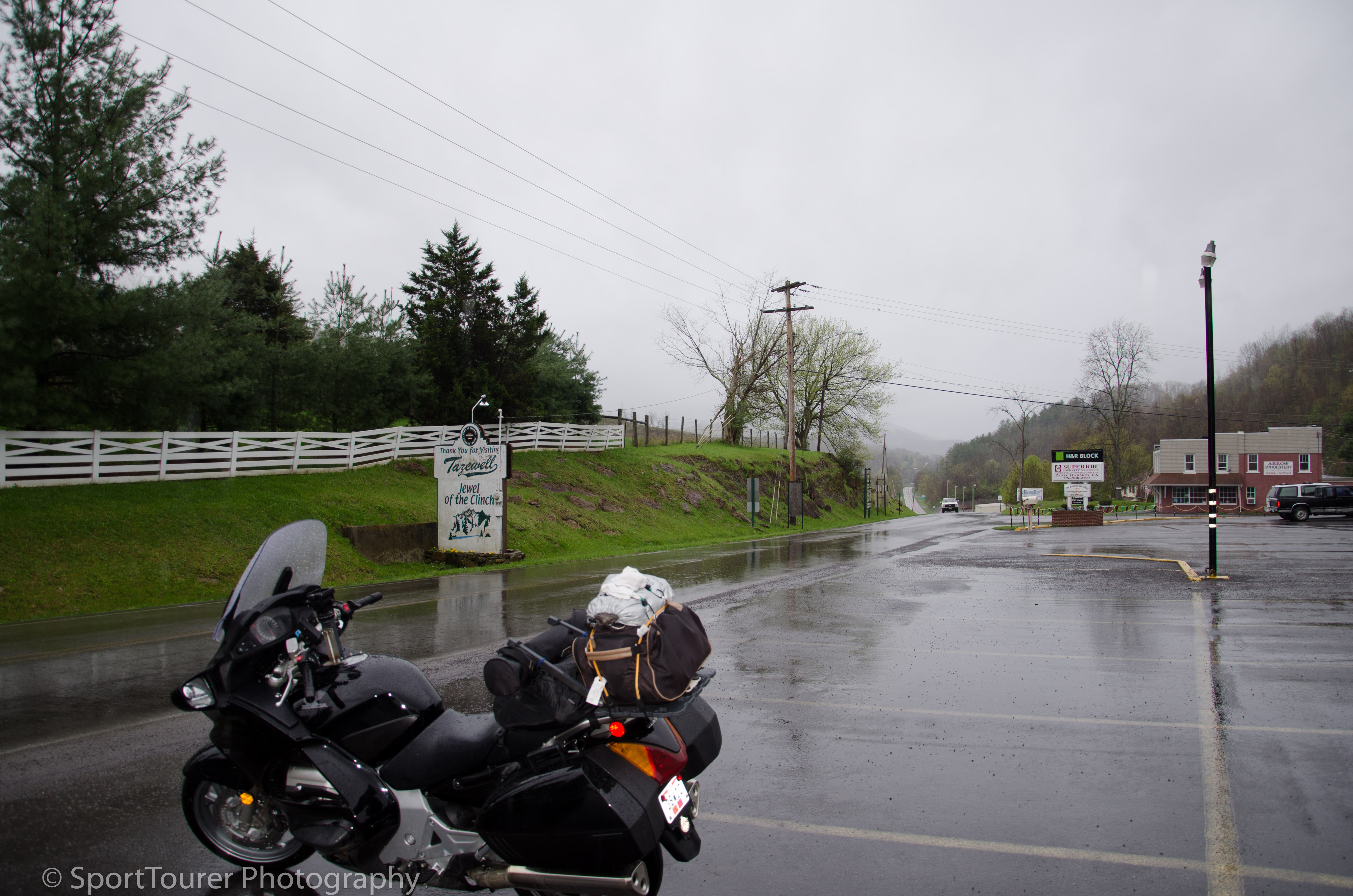  Rain-soaked in Tazewell, VA. 